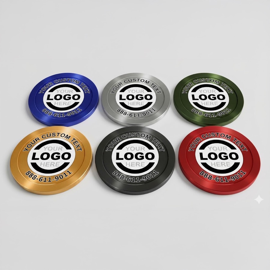 Aluminum poker chips
