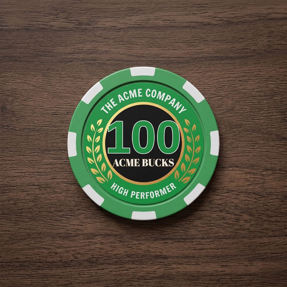 Award poker chips